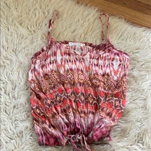 Velvet tie dye shirt